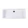 LACAVA Kubista 15'' Solid Surface Rectangular Bathroom Sink with Overflow