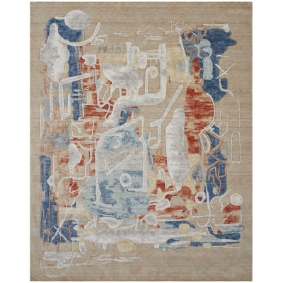 Hargun Desert Blend Wool Handcrafted Area Rug