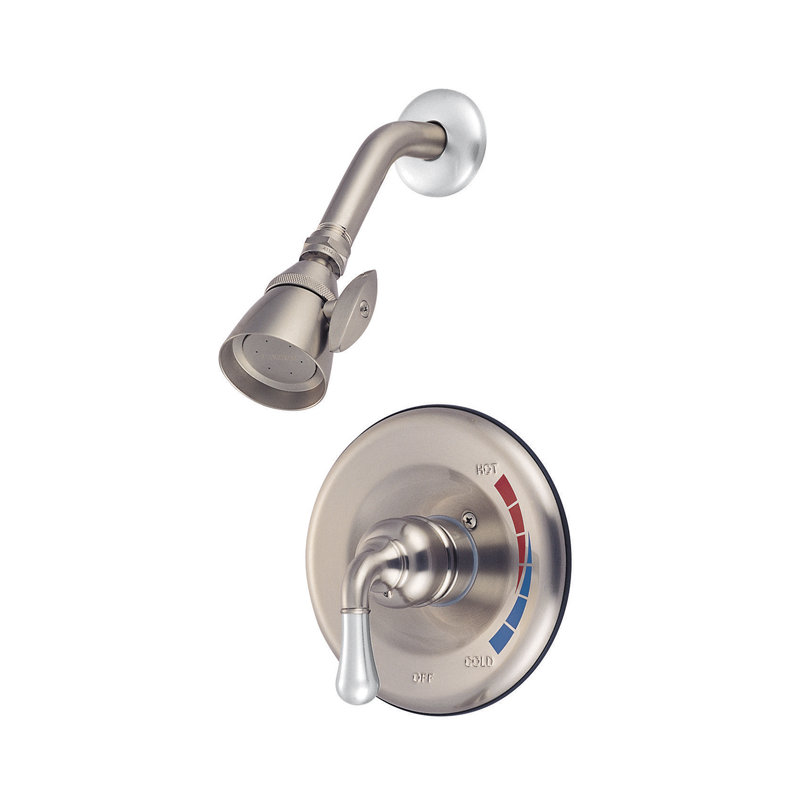 St. Charles Pressure Balanced Volume Control Shower Faucet, Satin Nickel