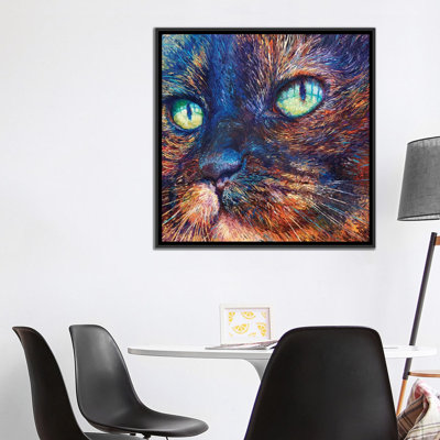«Foxy» par Iris Scott - reproduction sur toile tendue sur toile tendue avec châssis