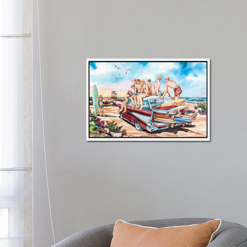 Room For One More by Bill Drysdale - Floater Frame Gallery-Wrapped Canvas Giclée on Canvas, White Framed