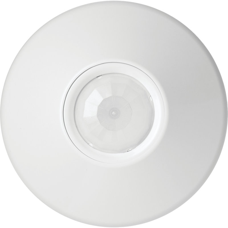 Petit médaillon de plafond à détecteur de présence à tension de ligne 360º