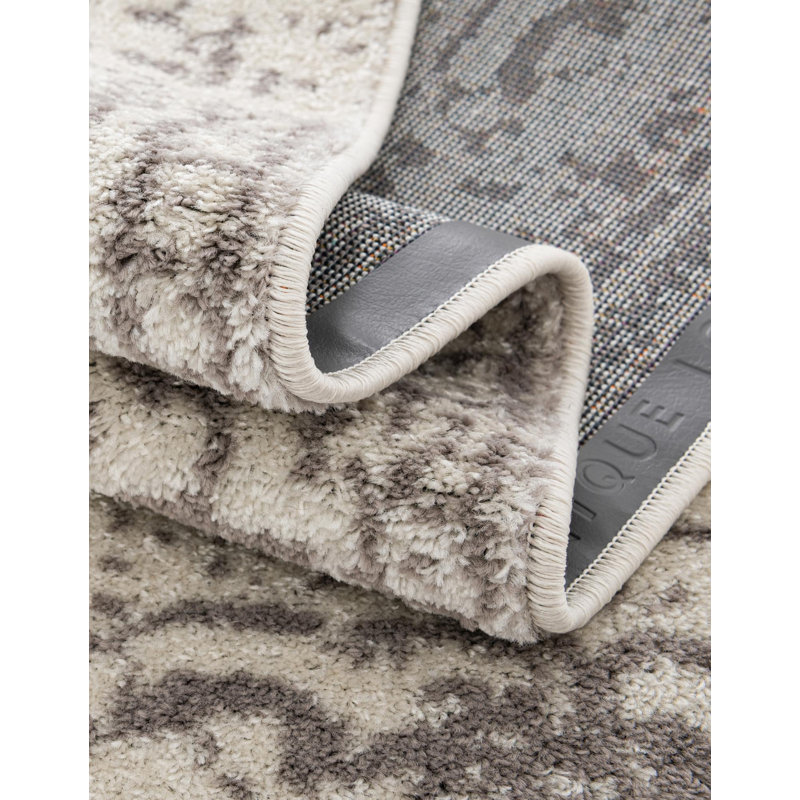 Mirielle Oriental White Area Rug, Round 10'