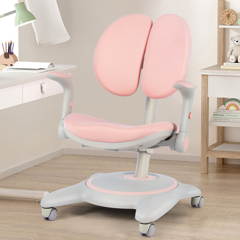 Fauteuil et repose-pieds pour enfants 20,8, Rose