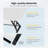 VIVOHOME Plastic Clear/Black Cover Retractable Door/Window Awning-105295546