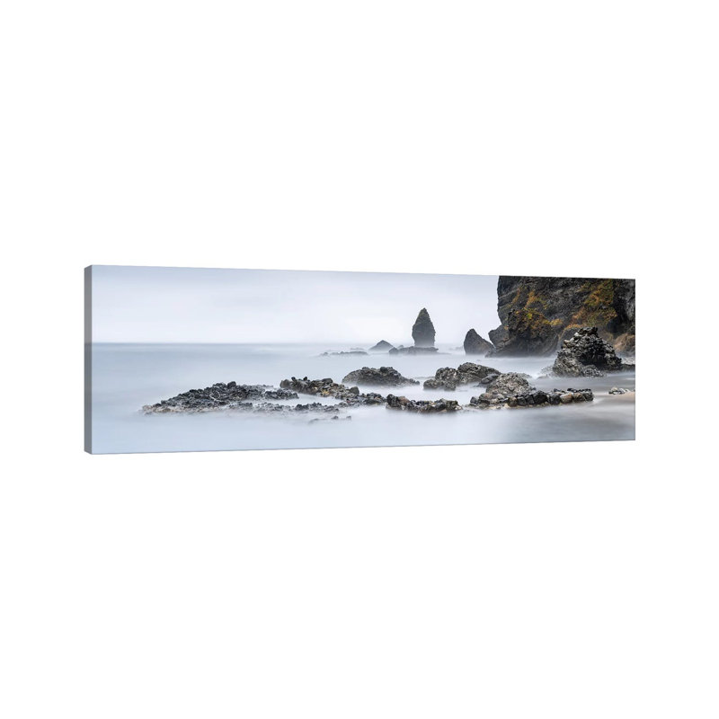 Rocky Coast Of Hokkaido In Northern Japan by Jan Becke - Wrapped Canvas Panoramic Print, 30.48 cm H x 91.44 cm W x 3.175 cm D