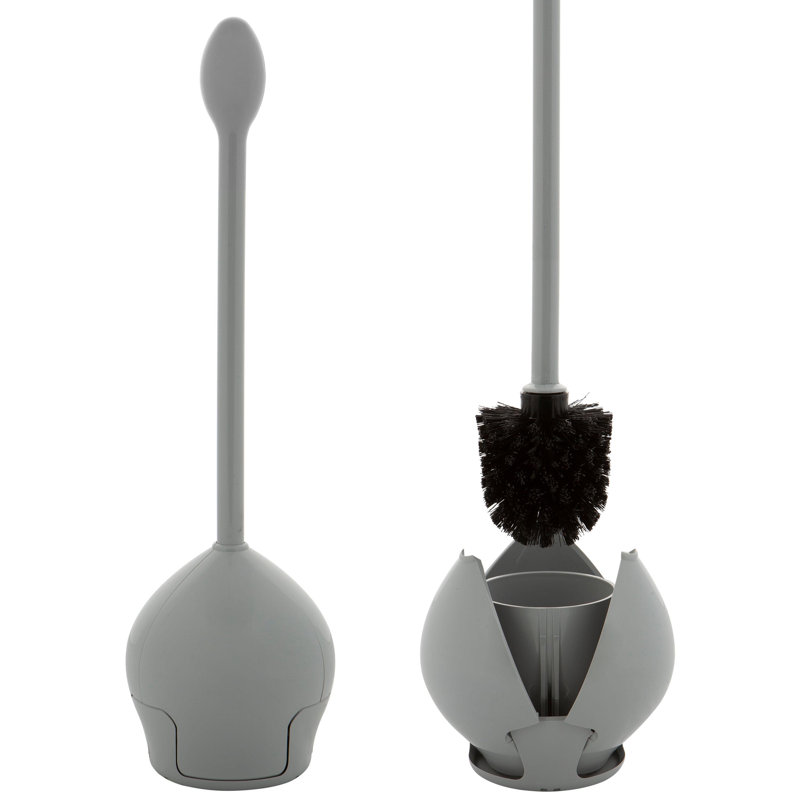 Paquet de 2 brosses de toilette pour baignoire Bath Bliss, Gris