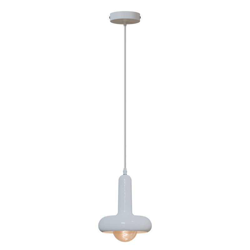 Dalevon 1 - Light Dome Pendant, White