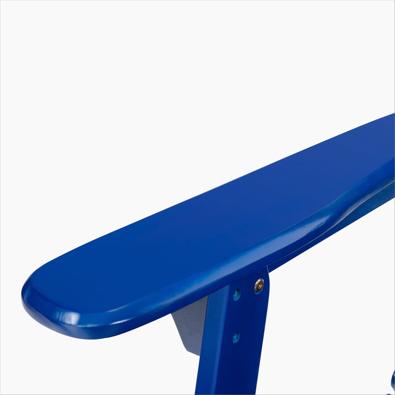 Chaise Adirondack en bois d'acacia avec design pliable et lattes traditionnelles, parfaite pour la détente en plein air et la durabilité