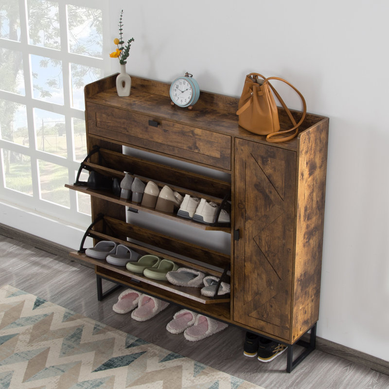 12 Pair Shoe Storage Cabinet