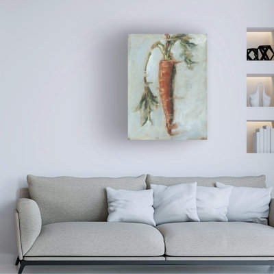 Art mural sur toile tendue - Ethan Harper «Carrot Study II», décoration murale pour le salon, la chambre à coucher ou le bureau - 14 x 19