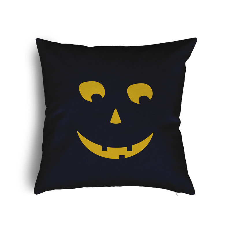 Housse et insert de coussin carré en polyester , 26 po x 26 po, Bleu marine