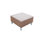 AmTab - SoftSeatingTable-03-EC - Soft Seating Table - Free Standing End Table with Legs - Solid Surface Top - 26.5"W x 26.5"L x 15.5"H