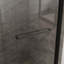 Double porte de douche coulissante. Cabine de douche à cadre en aluminium H avec verre trempé transparent de type CCSC, quincaillerie en acier inoxydable