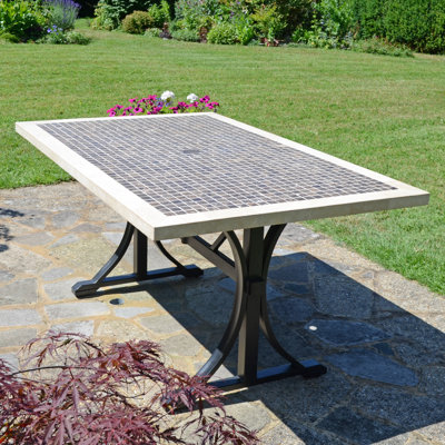 WILMINGTON Garden Stone Mosaic Table