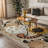 Stylish Woven Carpet (4 x 6 Feet), 100% Polyester, 0.3 in Pile Height | Antibacterial, Non-Slip PVC Dot Underside | Machine Washable, 3D Digital Printed Design | Perfect for Living Room, Bedroom & Office Decor-1662703952