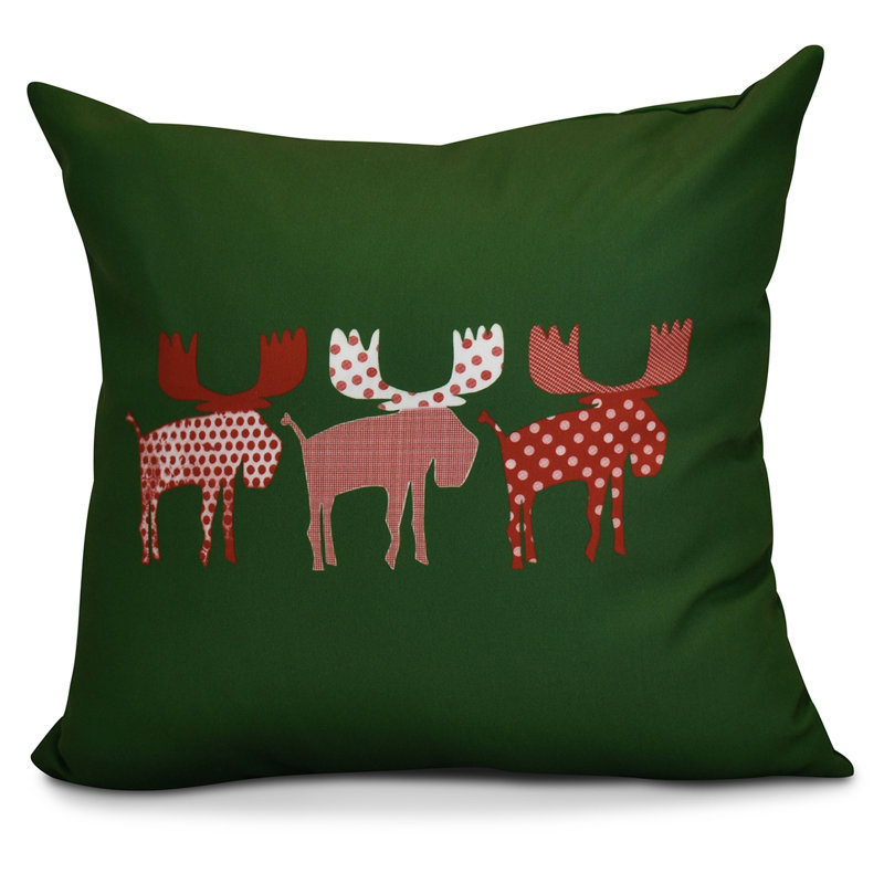 Jump For Joy Reversible Throw Pillow, 20" x 20"