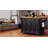 54Inch Large Kitchen Island With Rubber Wood Drop Leaf, Embossed Texture Rolling Cart On 4 Wheels, Ample Storage For Kitchen And Dining Room