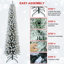 Arbre de Noël 7 pi avec un support en métal-1255680223-1255680217