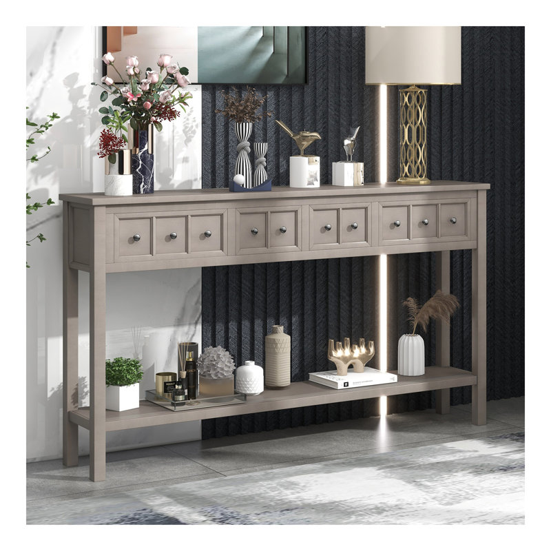 Console Rustic, Gris délavé