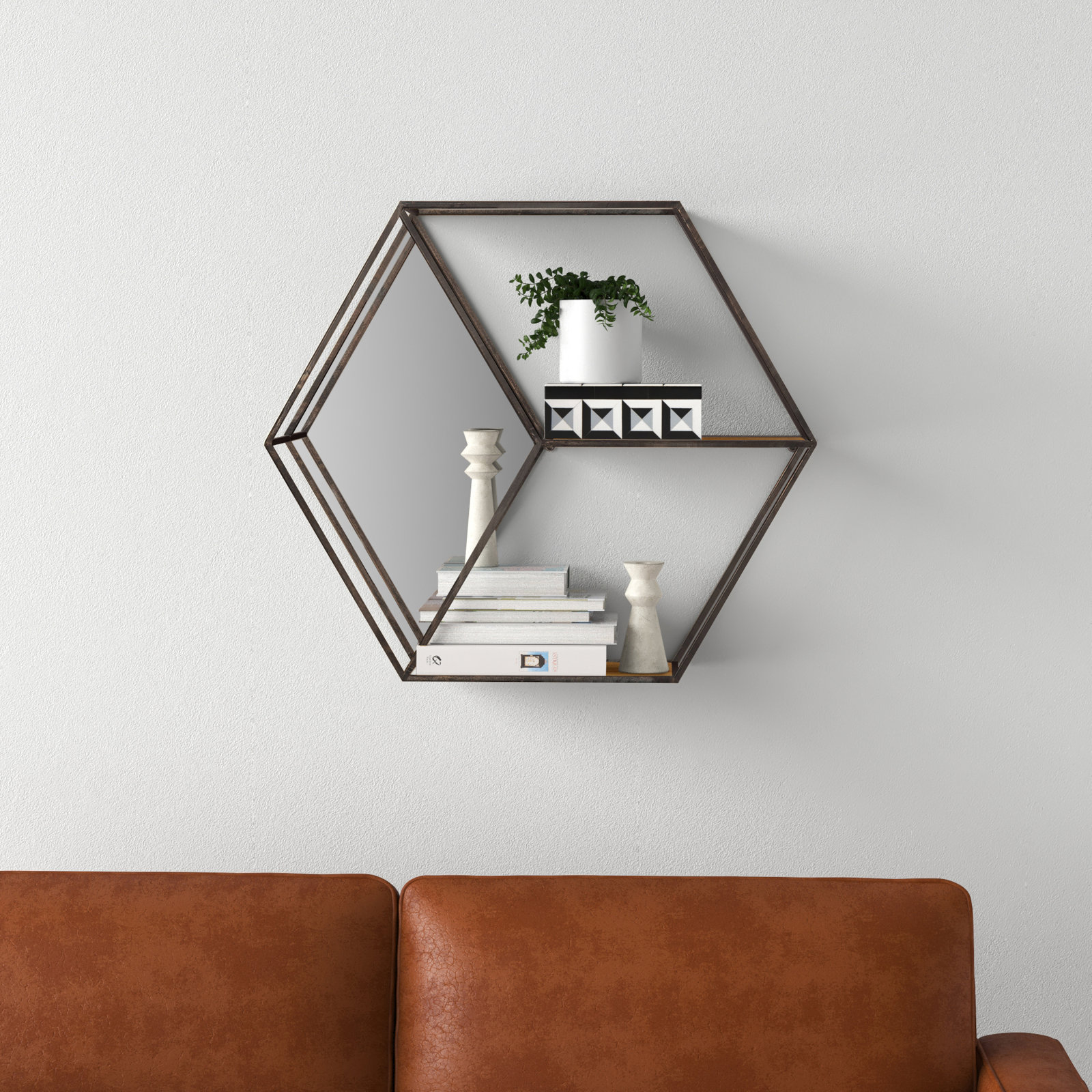 Janna 26" Accent Shelf, Brown