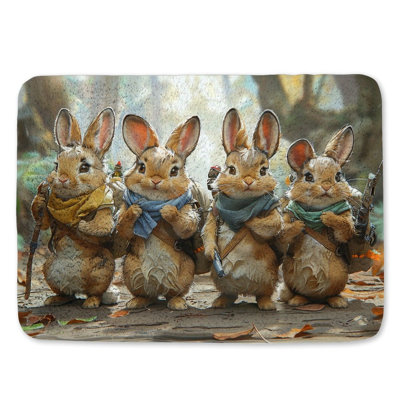 Tapis de bain en microfibre / microsuède Darlesha