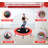 Machrus Upper Bounce Mini Trampoline w/ Durable Jumping Mat, Portable & Foldable Workout Trampoline-111180981