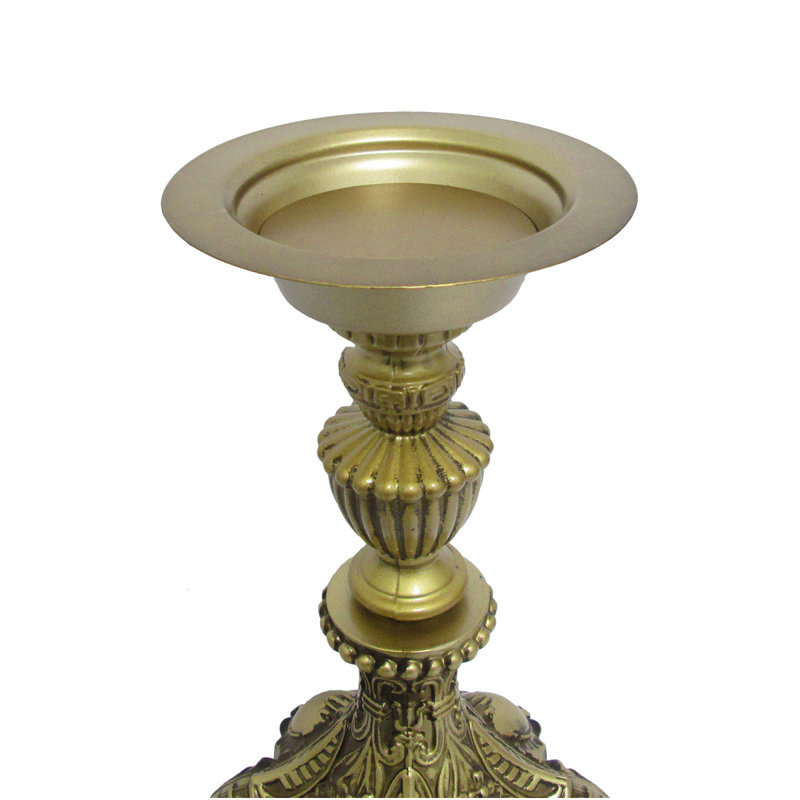 12.25'' H Metal Tabletop Candlestick