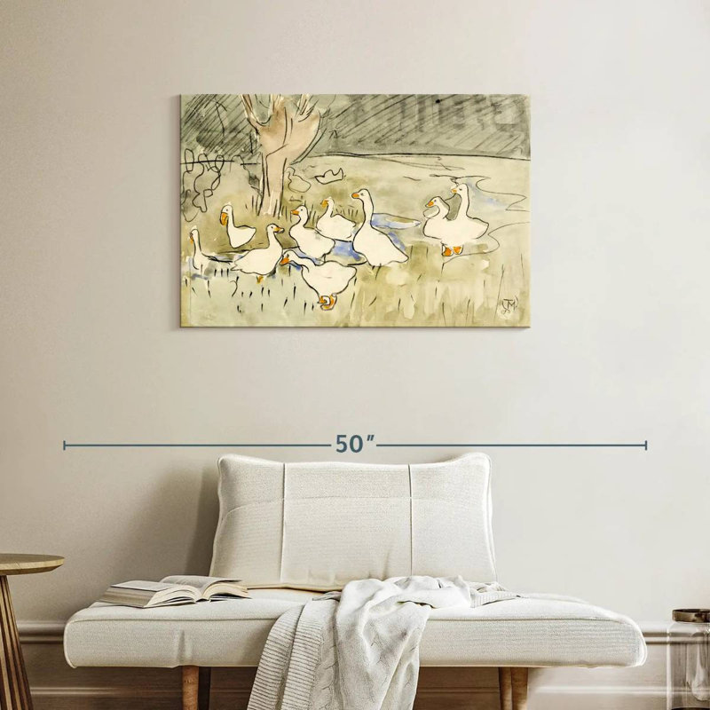 Classic Ducks, 24" H x 36" W