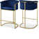 Hani Upholstered Counter Stool with Metal Frame