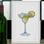 « lime margarita ii », reproduction d’art encadrée-21728200