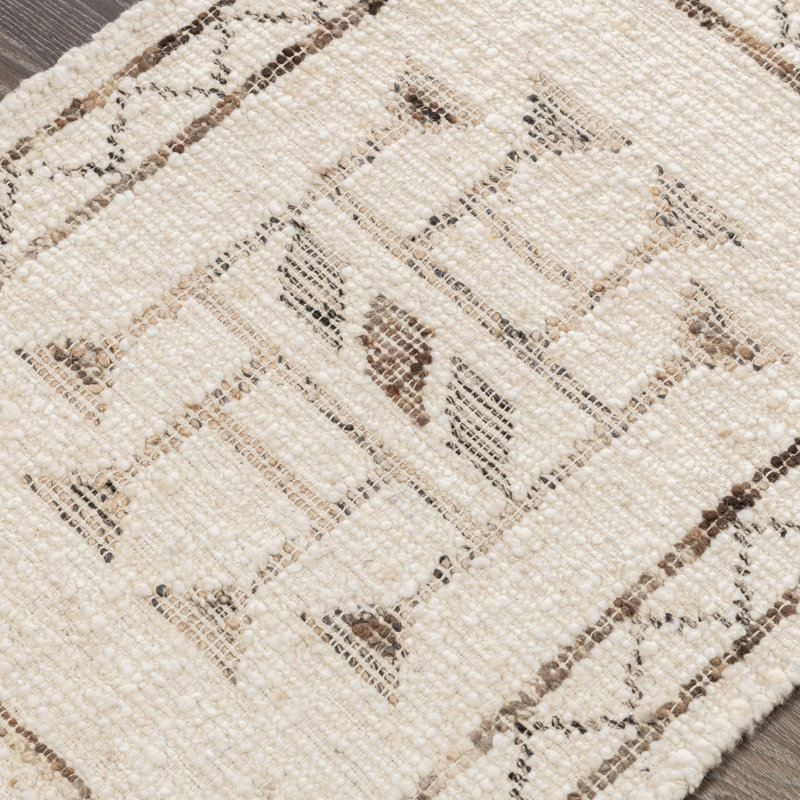 Gazi Wool Blend Handwoven Accent Rug, Rectangle 2' x 3'