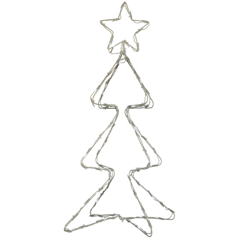 Pre-Lit Animated Multi-Function Christmas Tree Lighted Display