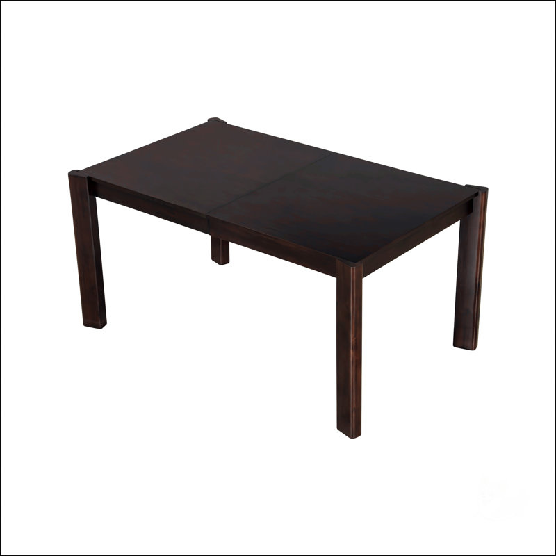 Table de salle à manger moderne en bois massif, Noyer