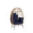 Wicker Egg Chair,Rattan Egg Chair Indoor Outdoor,Oversized Large Egg Chairs With Ottoman And Thick Cushions For Porch, Backyard, Balcony-570266069-570266068