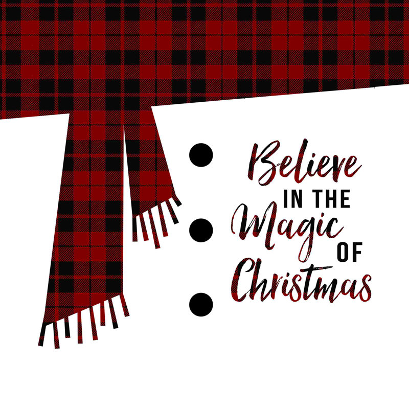 Believe Magic Christmas, H 12 po x l 12 po