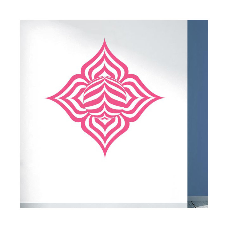 Abstract Wall Decal, Pink