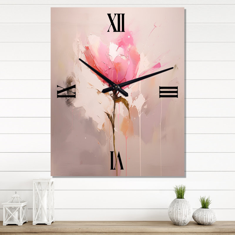 Horloge murale Coral Elegance, Grand