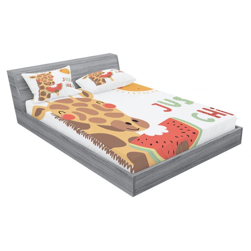 Microfiber Sheet Set, Queen Sheet Set with Fitted Sheet