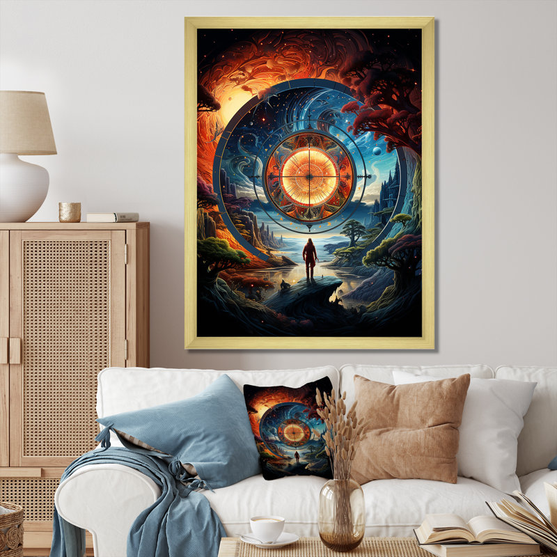 Reproduction sur toile de Lynnda, Encadrement doré, H 20 po x l 12 po x P 1 po