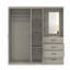 Allington 3 Door 4 Drawer Combi Fitment Wardrobe-1265461850