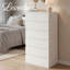 Levede Tall Chest of Drawers White Storage Cabinet for Bedroom Hallway Home