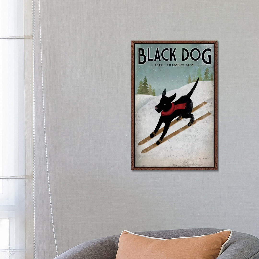 Leinwandbild Black Dog Ski Co. I von Ryan Fowler