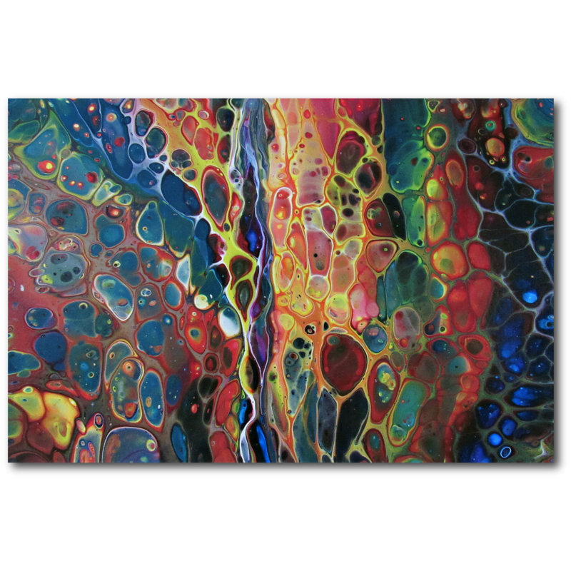 Carnival - Wrapped Canvas Graphic Art, 12" H x 18" W x 1.5" D