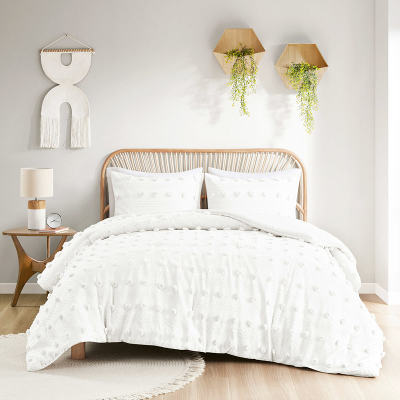 Twin/twin Xl Comforter - Design, , Spot Clean Bedding , Easy, Twin Comforter + 1 Sham, Ivory