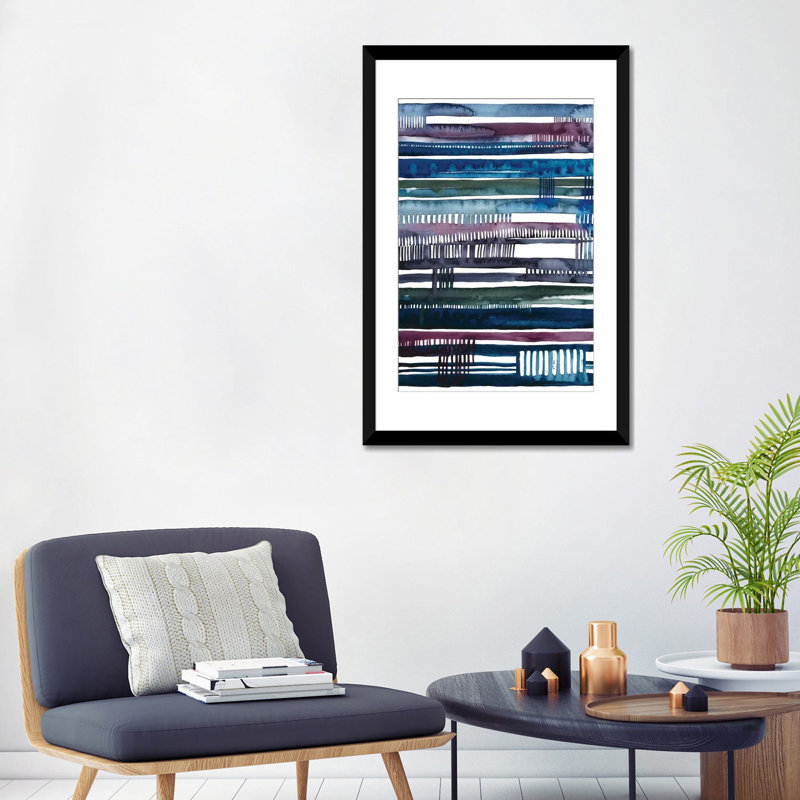 « collapse ii », impression sur toile, Papier d'art encadré noir, H 32 po x l 24 po x P 1 po, Blanc