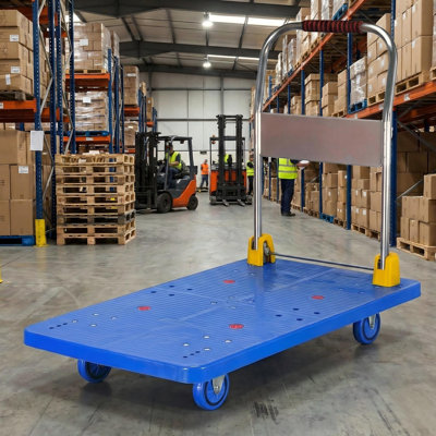 Camion plateforme robuste à 5 roues, capacité de 1320 lb