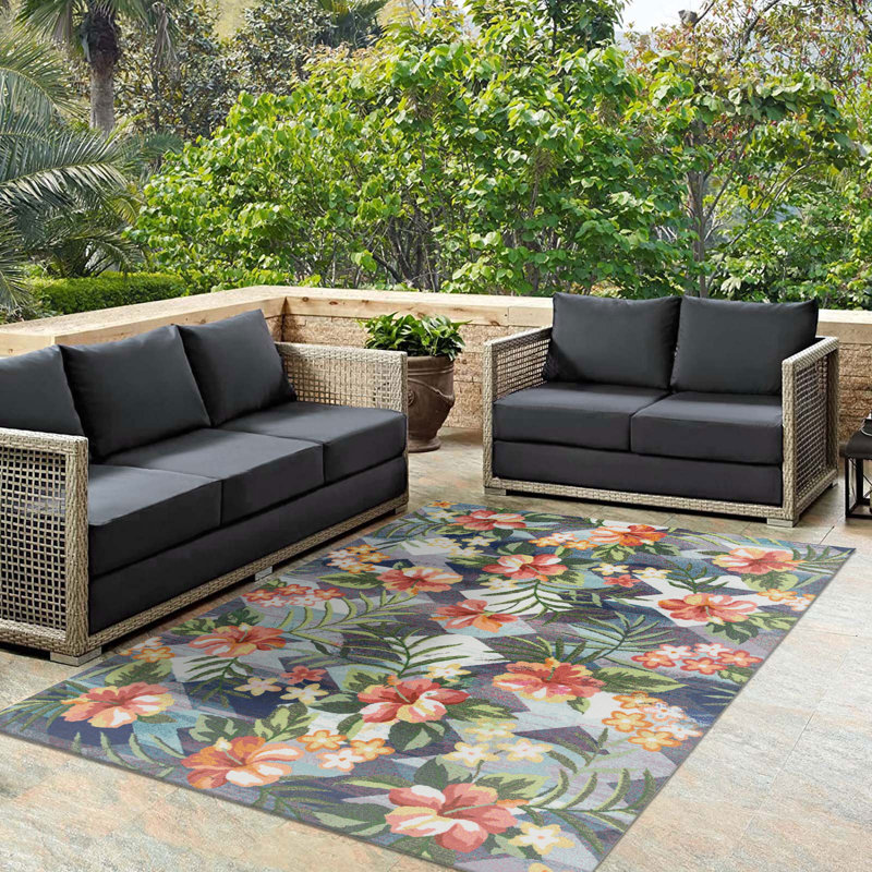 Tapis d'extérieur Sunshine, Rectangle 8 pi x 10 pi