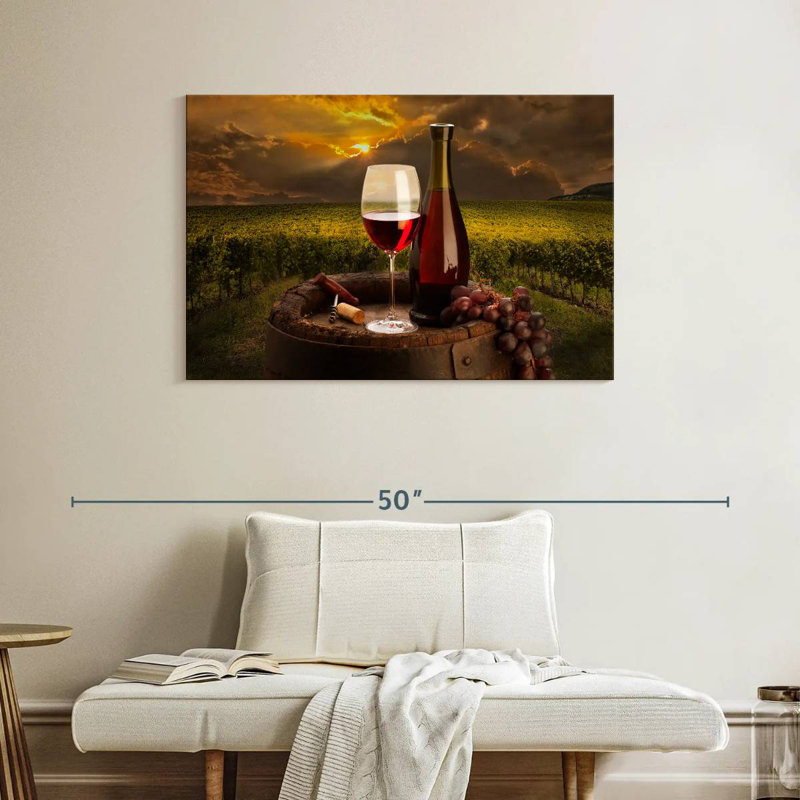Yarlin Napa Valley - vin rouge, H 26 po x l 39 po