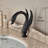 Rema Deck Mount 3-Piece Swan Crystal Handle Faucet – Oil Dark Rubbed Bronze Finish